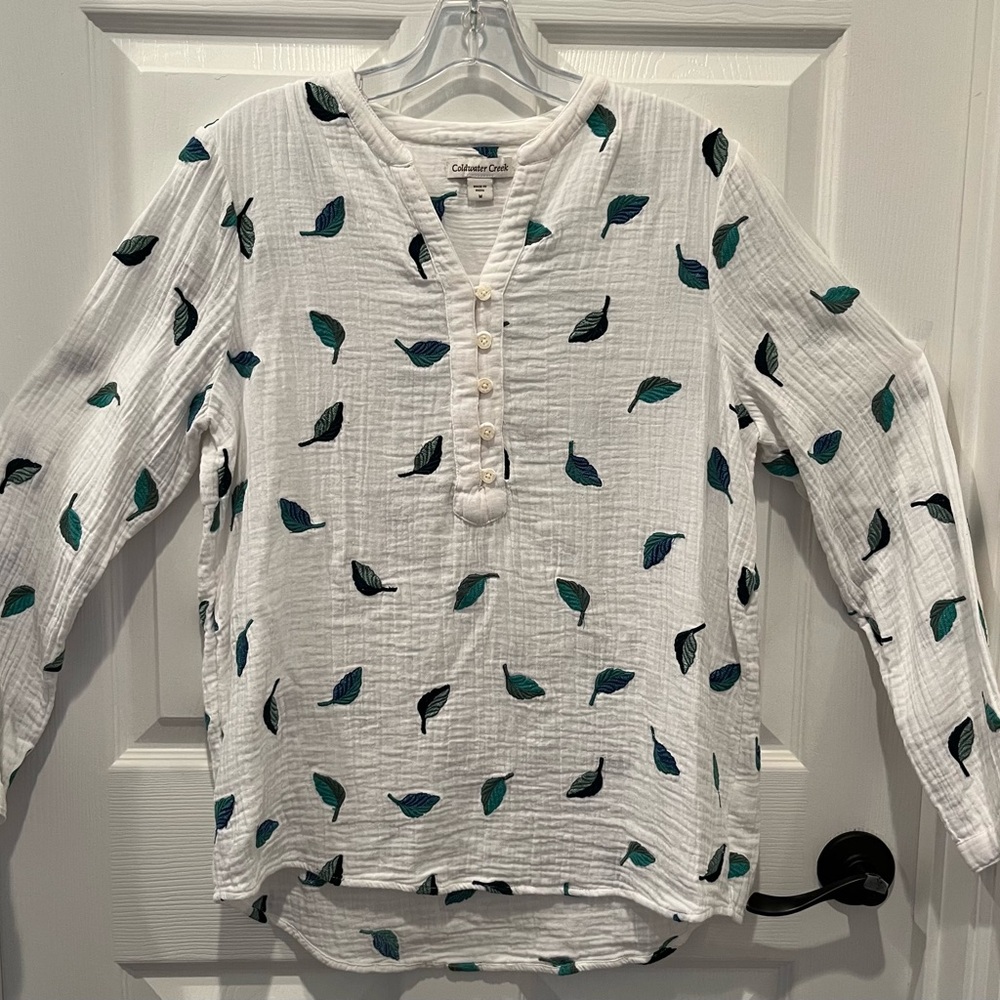 Coldwater Creek Loose Gauze Top